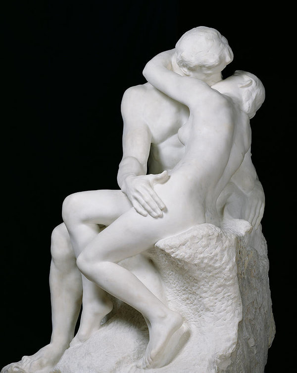 One Of The World Famous Top 10 Sculpture-The Kiss by Auguste Rodin