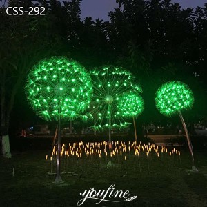  » LED Metal Dandelion Light Sculpture Lawn Decor CSS-292