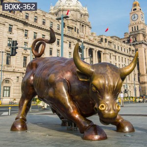  » New York symbol bronze bull statue wall street bull statue replica for sale BOKK-529