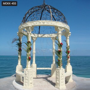  » Popular Marble Gazebos Designs with Column MOKK-455