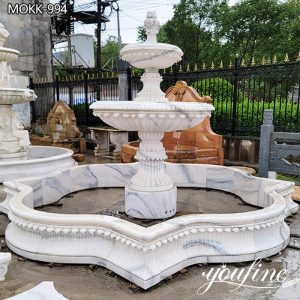  » Hand Carved 2 Tier Marble Water Fountain for Garden Supplier MOKK-994