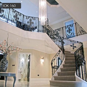  » Home decoration hand railing for stairs iron staircase railing IOK-160