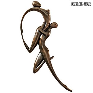 Modern Abstract Bronze Dancing Couple Sculpture for Sale  BOKK-952