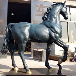 Life Size Bronze Outdoor Horse Statue Ornament for Sale BOKK-76