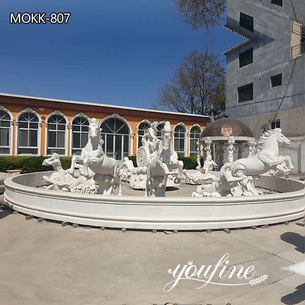 Hotel Square Exquisite Apollo Marble Fountain for sale MOKK-807