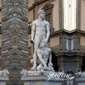  » Renaissance Marble Hercules and Cacus Sculpture for Sale MOKK-846