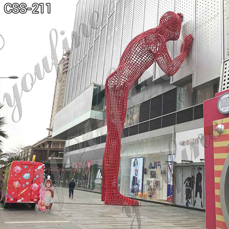 Abstract Modern Metal Figure Sculpture for Shopping Mall for Sale CSS-211