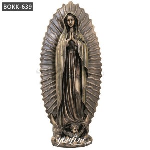  » Outdoor Catholic Bronze Our Lady Of Guadalupe Statues for Sale BOKK-639