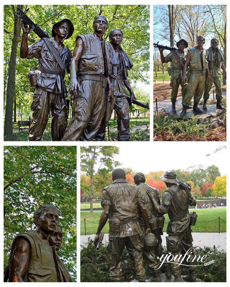 3 servicemen statue