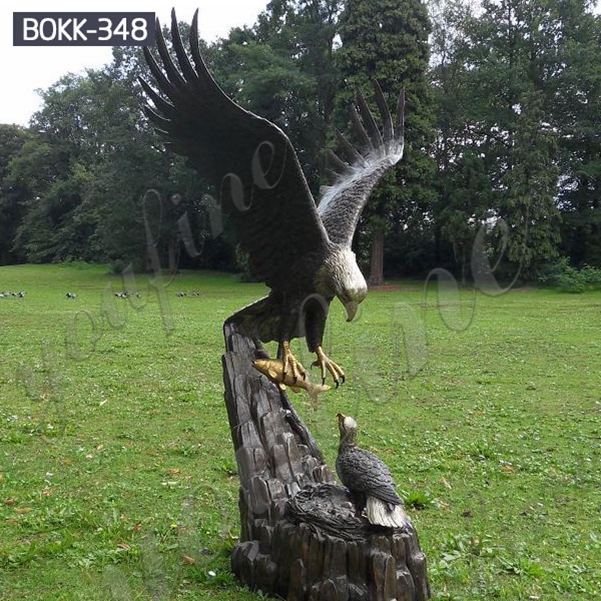 Bronze bald eagle statue large bronze eagle statues for sale BOKK-348