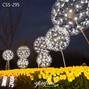  » Outdoor Lighting Metal Dandelion Sculpture for Sale CSS-295