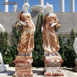 Marble Female Statue Garden Decor from Manufacturer MOKK-824