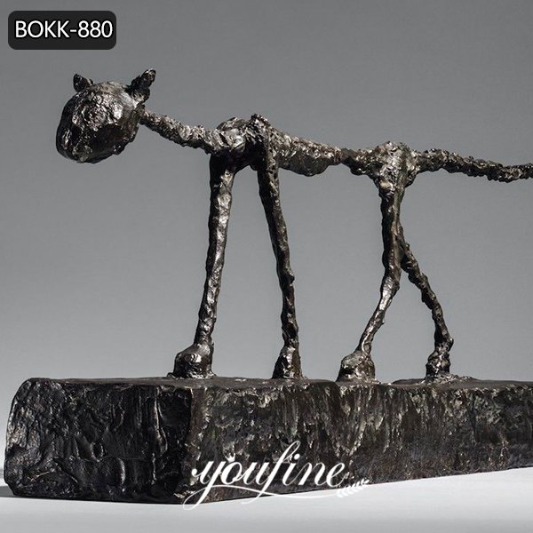 Modern Art Giacometti Bronze Cat Sculpture for Sale BOKK-880
