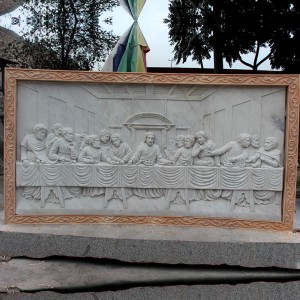  » The Last Supper Religious Theme marble relief carving CHS-317