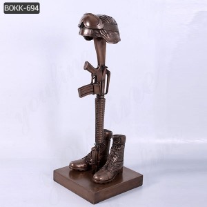 Classic Fallen Soldier Battle Cross Statue for Sale BOKK-694