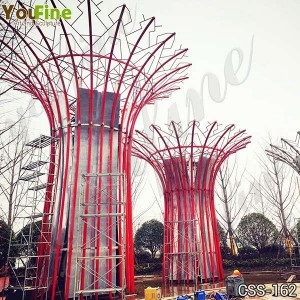 » Outdoor Large Metal Tree Sculpture Shopping Mall Decor for Sale CSS-162