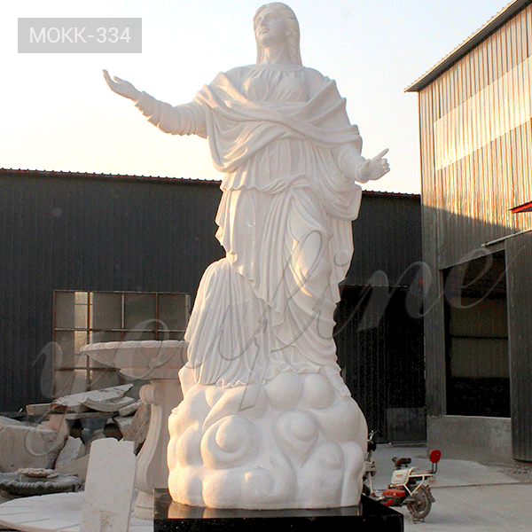 Virgin Mary Marble Statue for Sale MOKK-334