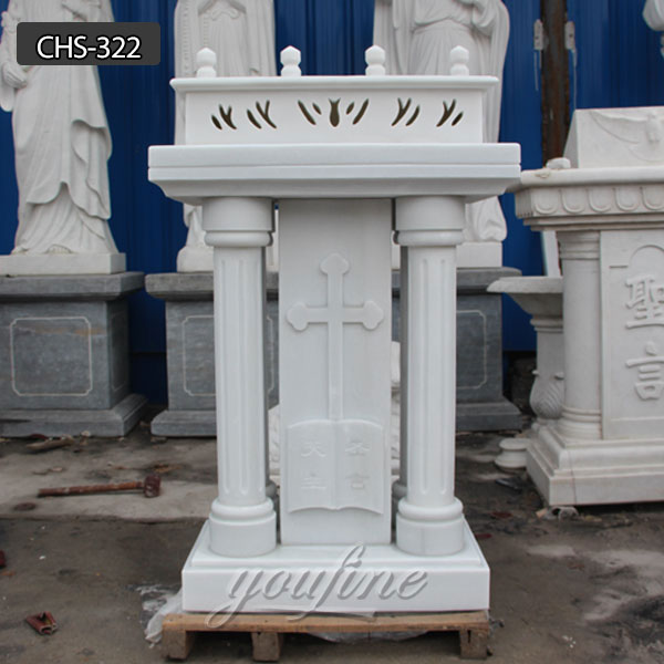 Religious marble pulpit church decor designs CHS-322