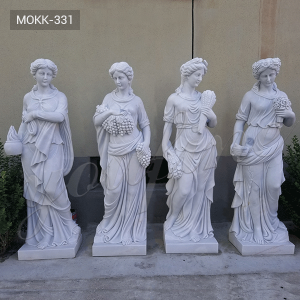 Detailed Carving Four Seasons Statues Garden MOKK-331