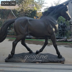 Life Size Outdoor Decoration Bronze Horses for Sale –BOKK–246