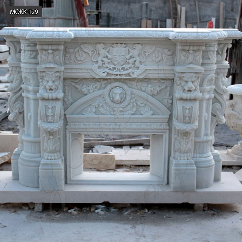 Marble fireplace mantel surround modern marble fireplace mantel MOKK-129