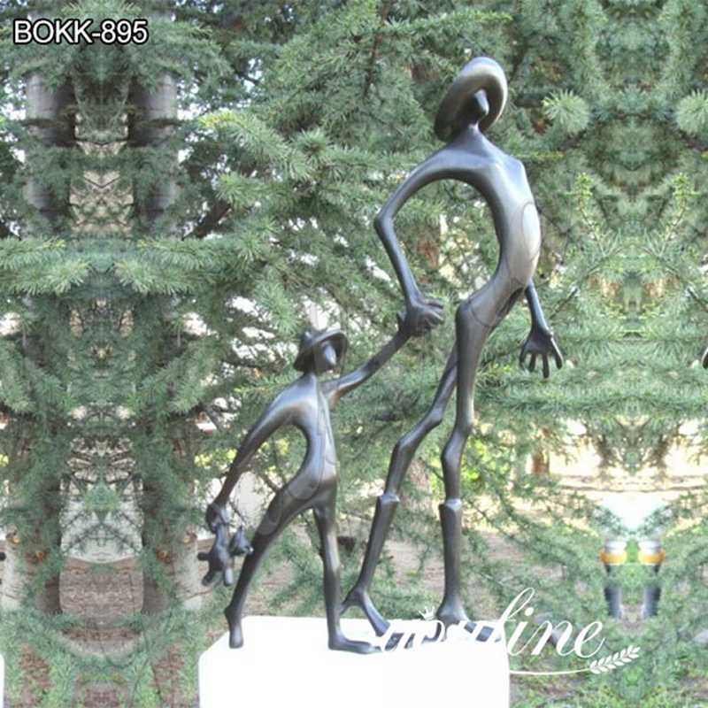 Outdoor Modern Bronze Abstract Statue Garden Decor for Sale BOKK-895