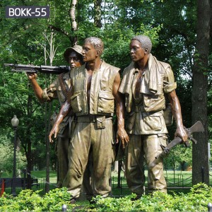  » Life Size Three Soldiers Vietnam Veterans Memorial Statue for Sale BOKK-55