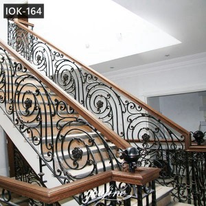 Decorative Wrought Iron Railing for Interior House for Sale IOK-164