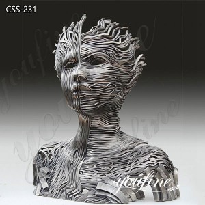  » Abstract Stainless Steel Human Figure Metal Sculpture for Sale CSS-231