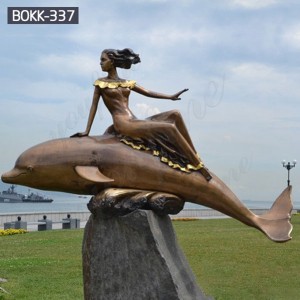  » Coastal beach decoration life size mermaid statue BOKK-329