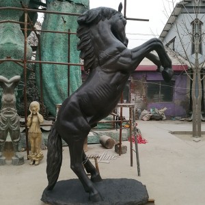 Bronze Horse Statue Life Lize Bronze Rearing Horse Sculpture