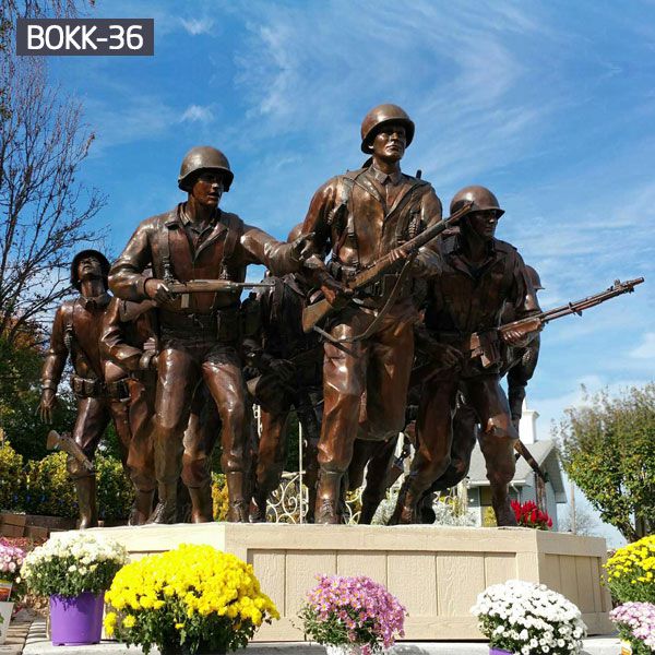  » Outdoor Group Bronze Military Statues Memorial Park for Sale BOKK-36 Featured Image
