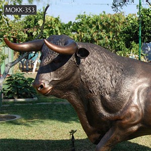  » Bronze garden decor famous life size bull statue for sale BOKK-353