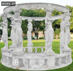  » Park decor column popular marble gazebos designs marble gazebos for outdoor MOKK-20