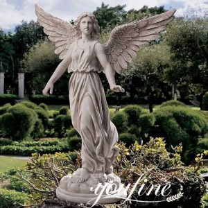  » Hand carved life size stone garden angel statues for sale ASMS-03