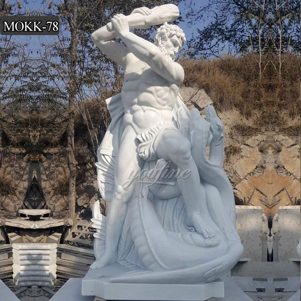 Hercules and Minotaur Statue MOKK-78