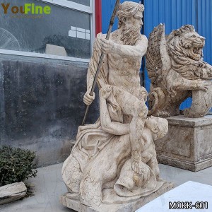  » Antique Marble Neptune Calming the Waves Statue for Sale MOKK-601