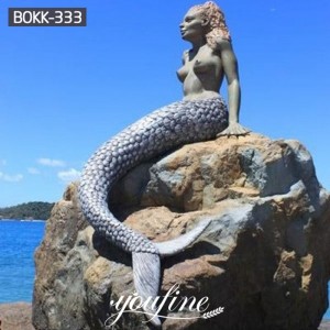 Life Size Outdoor Bronze Mermaid Pool Statue Wholesale BOKK-333