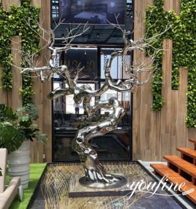 Modern Metal Tree Sculpture Home Decor for Sale CSS-140