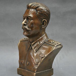  » Custom Bronze Russian Leader Joseph Stalin Bust Sculpture BOKK-210