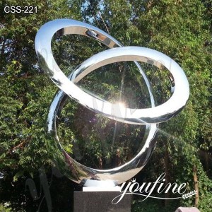 Park Decor Outdoor Metal Mobius Sculpture for Sale CSS-221