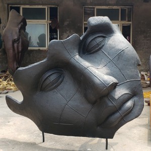  » Modern Abstract Bronze Face Sculpture Igor Mitoraj Replica for Sale BOKK-578