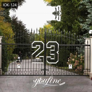  » Factory Supply Cheap Fence Gate Wrought Iron Driveway for Sale IOK-124