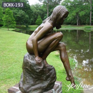  » Superior Quality Bronze Girl Statue Water Feature Decor for Sale BOKK-193