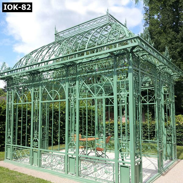  » Large Iron Gazebo Design for Outdoor Decoration for Sale IOK-82 Featured Image
