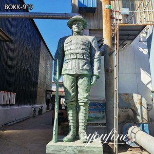  » Large Customized Bronze Military Statue Outdoor sculpture for sale BOKK-919