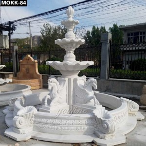  » Elegant Horse Fountain Statues Ponds Home Garden Decor for Sale MOKK-84