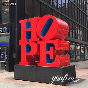 Public Art Robert Indiana HOPE Sculpture Price CSS-280