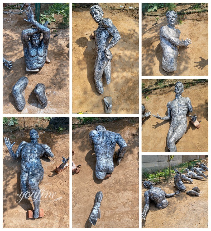 7 styles of finished bronze matteo pugliese sculptures