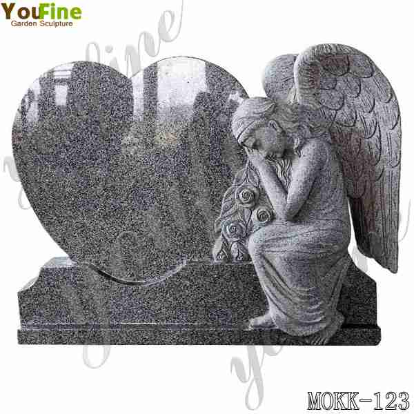 High Quality Granite Angel Memorials with Cheap Price MOKK-123